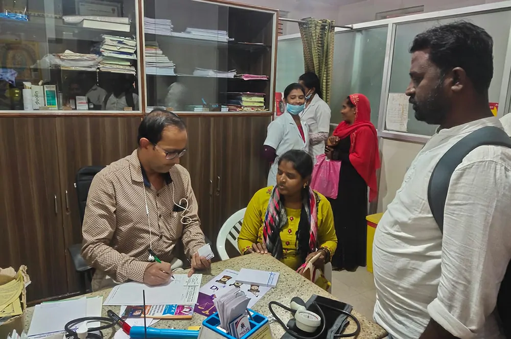 Successful Camp at SLV Maternity Hospital from Vardhan Fertility Center